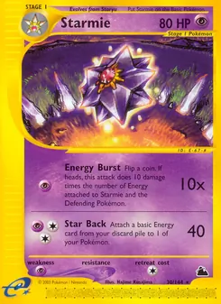 Starmie 30/144 — Skyridge