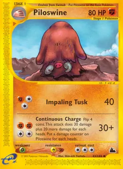 Piloswine 43/144 — Skyridge