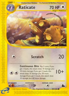 Raticate 89/144 — Skyridge
