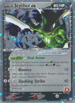 Rocket's Scyther ex 102/109 — Team Rocket Returns