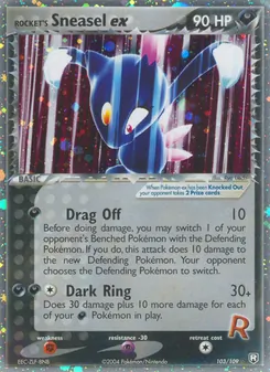 Rocket's Sneasel ex 103/109 — Team Rocket Returns