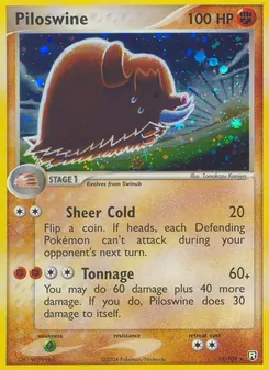 Piloswine 13/109 — Team Rocket Returns