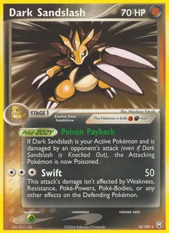 Dark Sandslash 18/109 — Team Rocket Returns