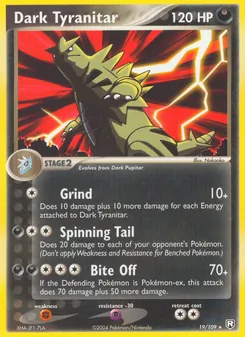 Dark Tyranitar 19/109 — Team Rocket Returns
