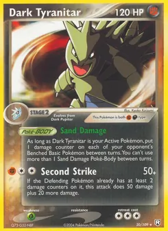 Dark Tyranitar 20/109 — Deoxys / Emerald / Expedition Base Set / FireRed & LeafGreen / Hidden Legends / Sandstorm / Team Magma vs Team Aqua / Team Rocket Returns