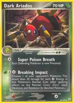 Dark Ariados 30/109 — Team Rocket Returns