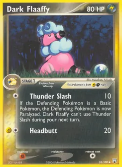 Dark Flaaffy 33/109 — Team Rocket Returns