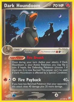 Dark Houndoom 37/109 — Team Rocket Returns