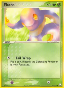 Ekans 55/109 — Team Rocket Returns