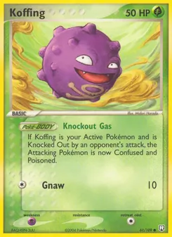 Koffing 61/109 — Team Rocket Returns