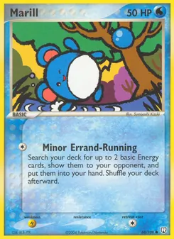 Marill 68/109 — Team Rocket Returns