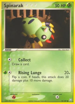 Spinarak 78/109 — Team Rocket Returns