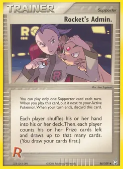 Rocket's Admin. 86/109 — Team Rocket Returns