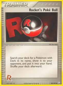 Rocket's Poké Ball 89/109 — Team Rocket Returns