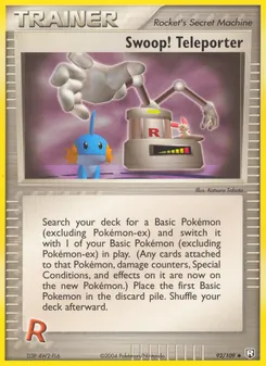 Swoop! Teleporter 92/109 — Team Rocket Returns