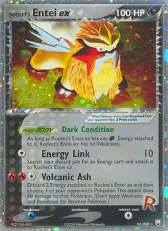 Rocket's Entei ex 97/109 — Team Rocket Returns