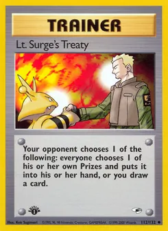 Lt. Surge's Treaty 112/132 — Gym Heroes