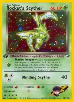Rocket's Scyther 13/132 — Gym Heroes