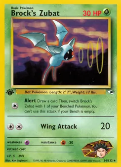 Brock's Zubat 24/132 — Gym Heroes