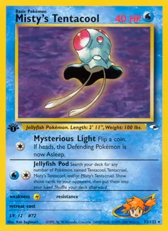 Misty's Tentacool 32/132 — Gym Heroes