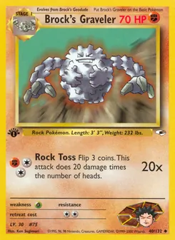 Brock's Graveler 40/132 — Gym Heroes