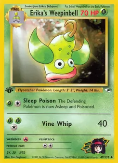 Erika's Weepinbell 49/132 — Gym Heroes