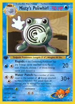 Misty's Poliwhirl 53/132 — Gym Heroes