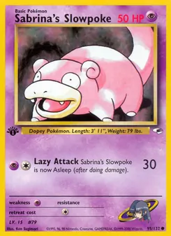 Sabrina's Slowpoke 95/132 — Gym Heroes