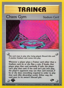 Chaos Gym 102/132 — Gym Challenge