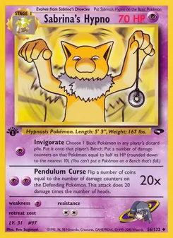 Sabrina's Hypno 56/132 — Gym Challenge