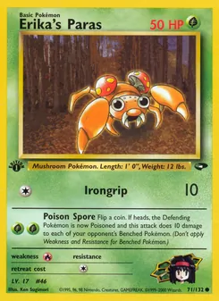 Erika's Paras 71/132 — Gym Challenge