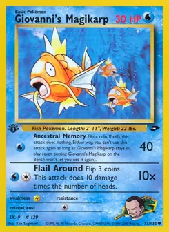 Giovanni's Magikarp 73/132 — Gym Challenge