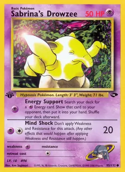 Sabrina's Drowzee 95/132 — Gym Challenge