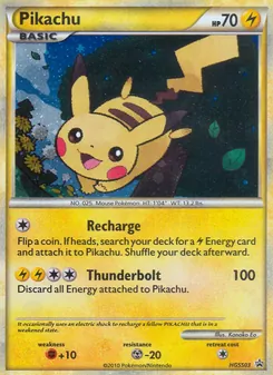 Pikachu HGSS03 — HGSS Black Star Promos