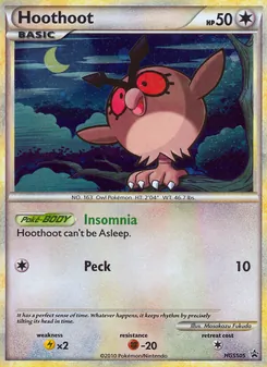 Hoothoot HGSS05 — HGSS Black Star Promos