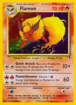 Flareon 10/110 — Legendary Collection
