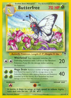 Butterfree 21/110 — Legendary Collection