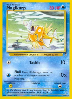 Magikarp 52/110 — Legendary Collection
