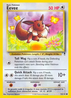 Eevee 74/110 — Legendary Collection