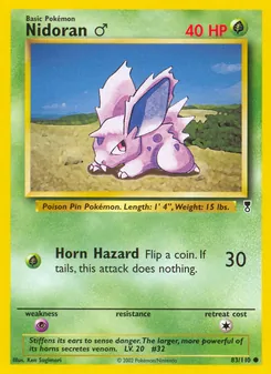 Nidoran ♂ 83/110 — Legendary Collection