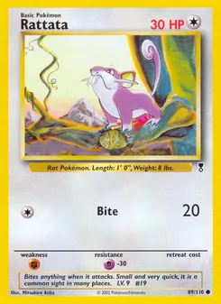 Rattata 89/110 — Legendary Collection