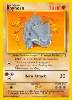Rhyhorn 90/110 — Legendary Collection