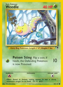 Weedle 99/110 — Legendary Collection
