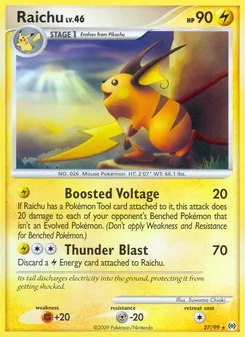 Raichu 27/99 — Arceus