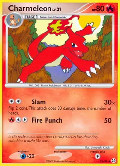 Charmeleon 35/99 — Arceus