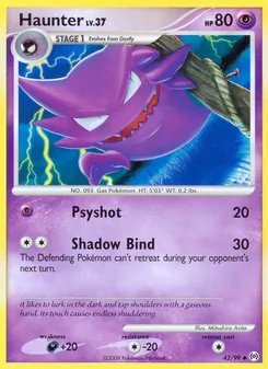 Haunter 42/99 — Arceus