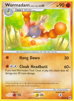 Wormadam Sandy Cloak 50/99 — Arceus