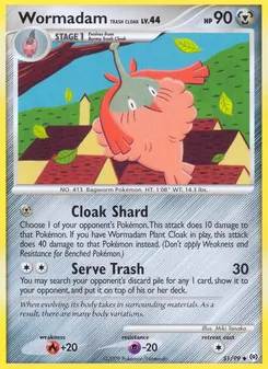 Wormadam Trash Cloak 51/99 — Arceus