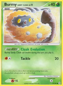 Burmy Sandy Cloak 57/99 — Arceus