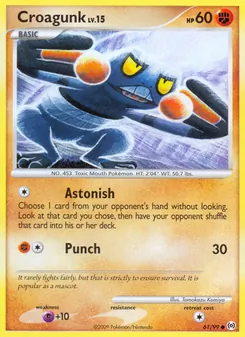 Croagunk 61/99 — Arceus
